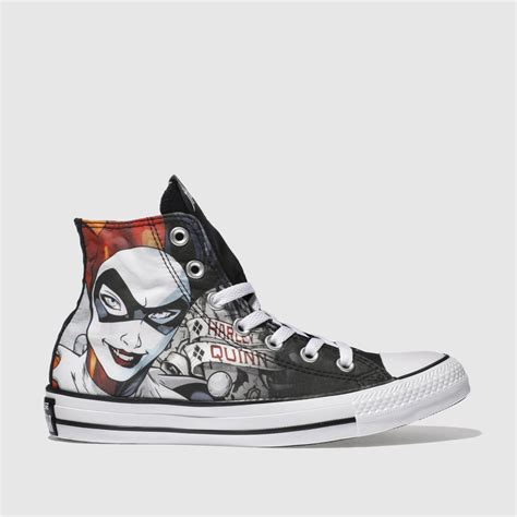 <strong>Harley Quinn Converse</strong> All-stars High Tops Joker DC Comics M9 W11 Unisex Shoes. . Harley quinn converse